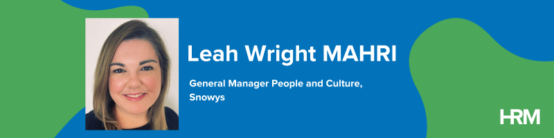 Leah Wright MAHRI, General Manager People and Culture, Snowys