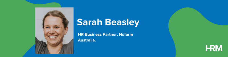 Sarah Beasley, HR Business Partner, Nufarm Australia.